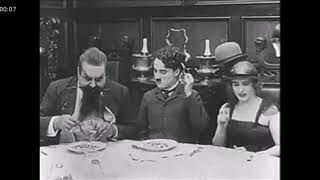 spaghetti eating the count 1916 charlie chaplin