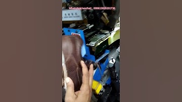 Qifeng side and heel lasting machine#heel lasting machine#shoe making machine