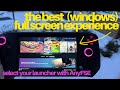 Fix Windows Fullscreen Gaming Steam Big Picture or 