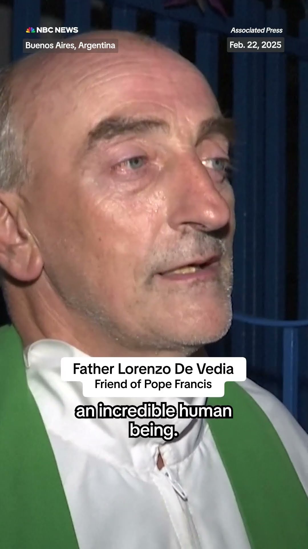 Argentinians pray for Pope Francis amid pneumonia diagnosis in both of his lungs