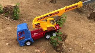 truck toys video, crane autorickshaw wala cartoon | toys dinosaur ka video | tractor, baby, elephant