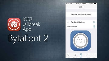 BytaFont 2 iOS7 (Cydia Jailbreak App)