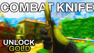"COMBAT KNIFE" GOLD Camo Guide | All You NEED To Know | Modern Warfare 2