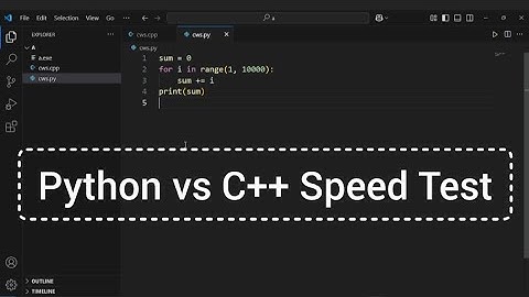 C++ vs Python: Speed Test in a Simple Loop - Which Is Faster