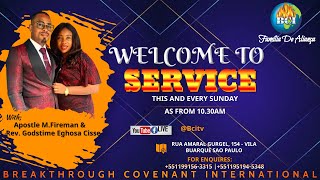 #BCI SUNDAY BREAKTHROUGH COVENANT SERVICE || WITH APOSTLE MALIK FIREMAN || 19-05-2024