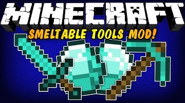 Minecraft Mod Showcases - SMELTABLE TOOLS MOD! (1.6.2) [HD]