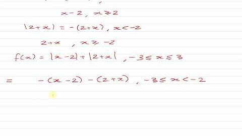 Redefine the function f(x)=|x-2|+|2+x|,-3≤x≤3
