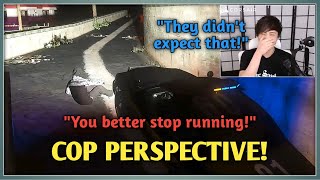 Cop Perspective of Yuno Losing Cops in 30 secs by Running Out after Robbing Lower Vault w/ X & Marty