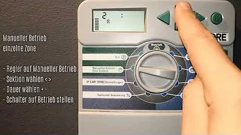 Master Manual Zone Control on Hunter X-Core