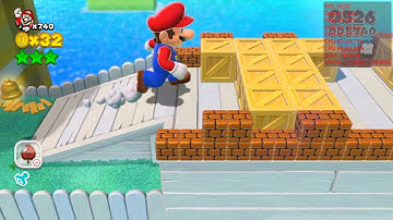 Cemu 1.16.0 WIP 14 Vulkan 4kIR | Super Mario 3D World Gameplay