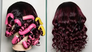 Get Gorgeous Curls without Heat! Flexi Rod Tutorial