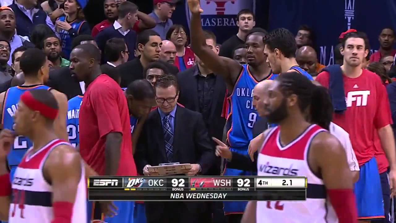Oklahoma City Thunder vs Washington Wizards January 21, 2015 Highlights YouTube