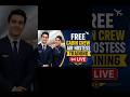 Join Now Free Cabin Crew Interview Preparation with Param Ma'am live on youtube at 06:30PM#cabincrew