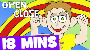 Open Close and More Action Songs for Kids | 18mins Kids Songs Collection