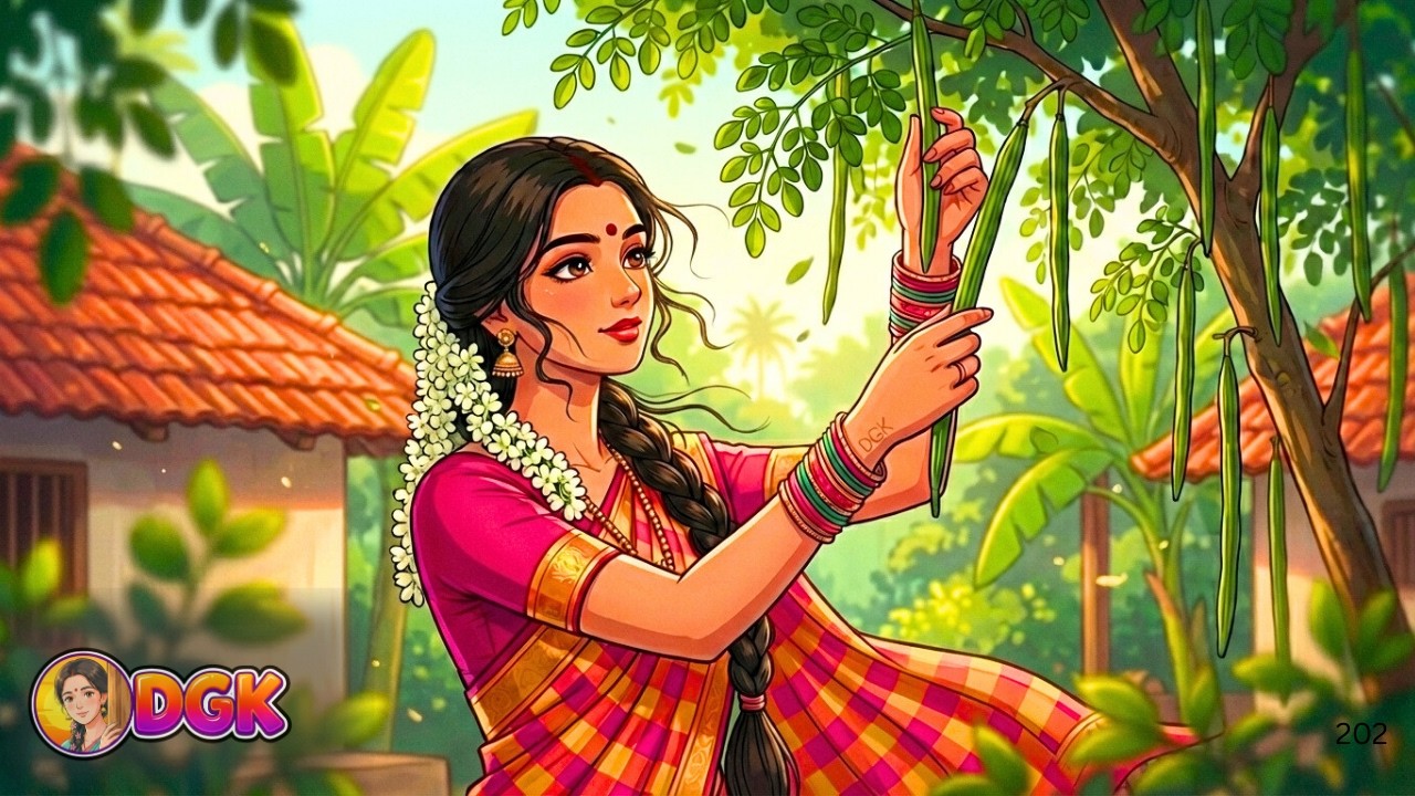 Peaceful Rainy Day: Indian Village Cooking Ghibli ASMR | Traditional Life Routines