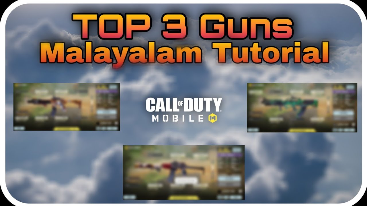 Top 3 Guns + Attachment In Malayalam | Call Of Duty Mobile Malayalam | Creed Gaming