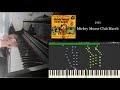 Mickey & Minnie Mouse Medley Piano Covered by kno