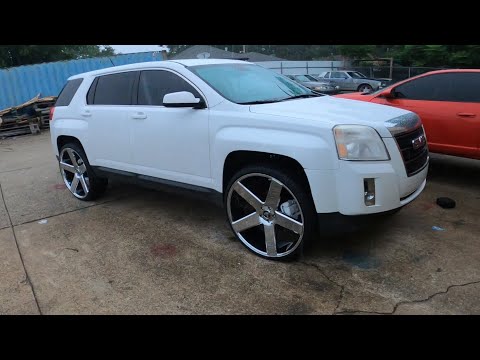 GMC TERRAIN ON 26 INCH DUB BALLERS  & GMC SIERRA ON 24 INCH CALI OFF-ROADS