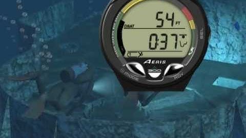 Aeris A300 Dive Computer: Diving