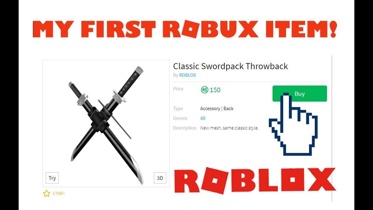 Roblox My First Robux Bought Item Youtube