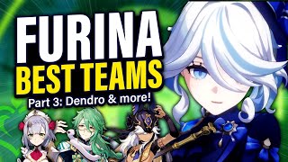 FURINA Teams Guide Pt. 3: DENDRO, GEO & MONO HYDRO! (Healers, Rotations, Tips!) | Genshin Impact 4.2