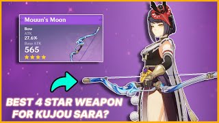 What Mouun's Moon looks like on Kujou Sara | Genshin Impact