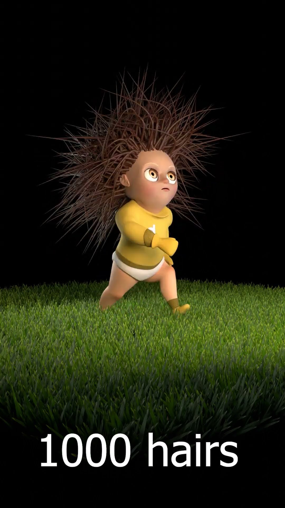How much hair?