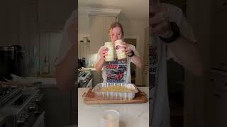 Viral spaghetti prepped the night before serving