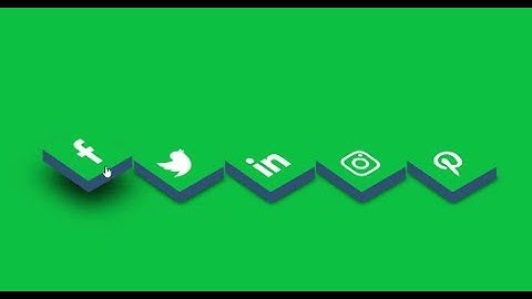 CSS hover Effect  Beautiful CSS Style of Social Icon