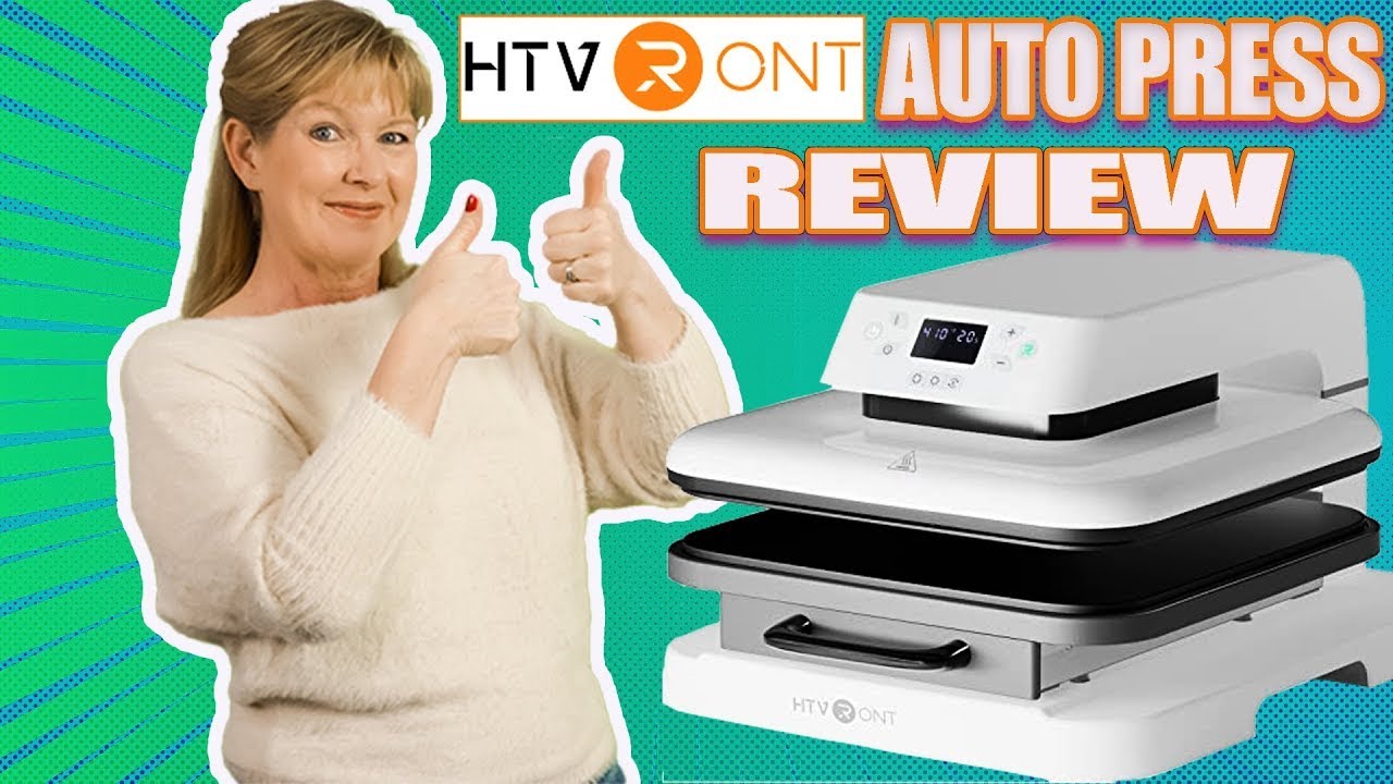 BEST AUTO HEAT PRESS ON AMAZON? REVIEW FROM A BEGINNING CRAFTER YouTube