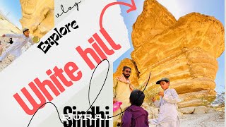 Mountain challenge | Pakistani teen rural villager sindhi vlogger explore white hill 🥰 | UKASHA YT