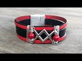 Criss Cross Leather Bracelet Tutorial