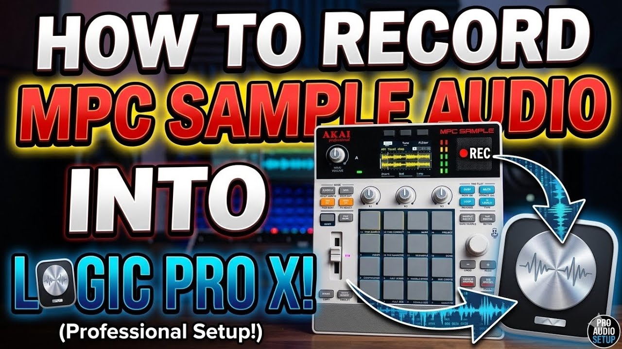 How to record (sync) Mpc Sample audio into Logic Pro x | Quick & Simple ...