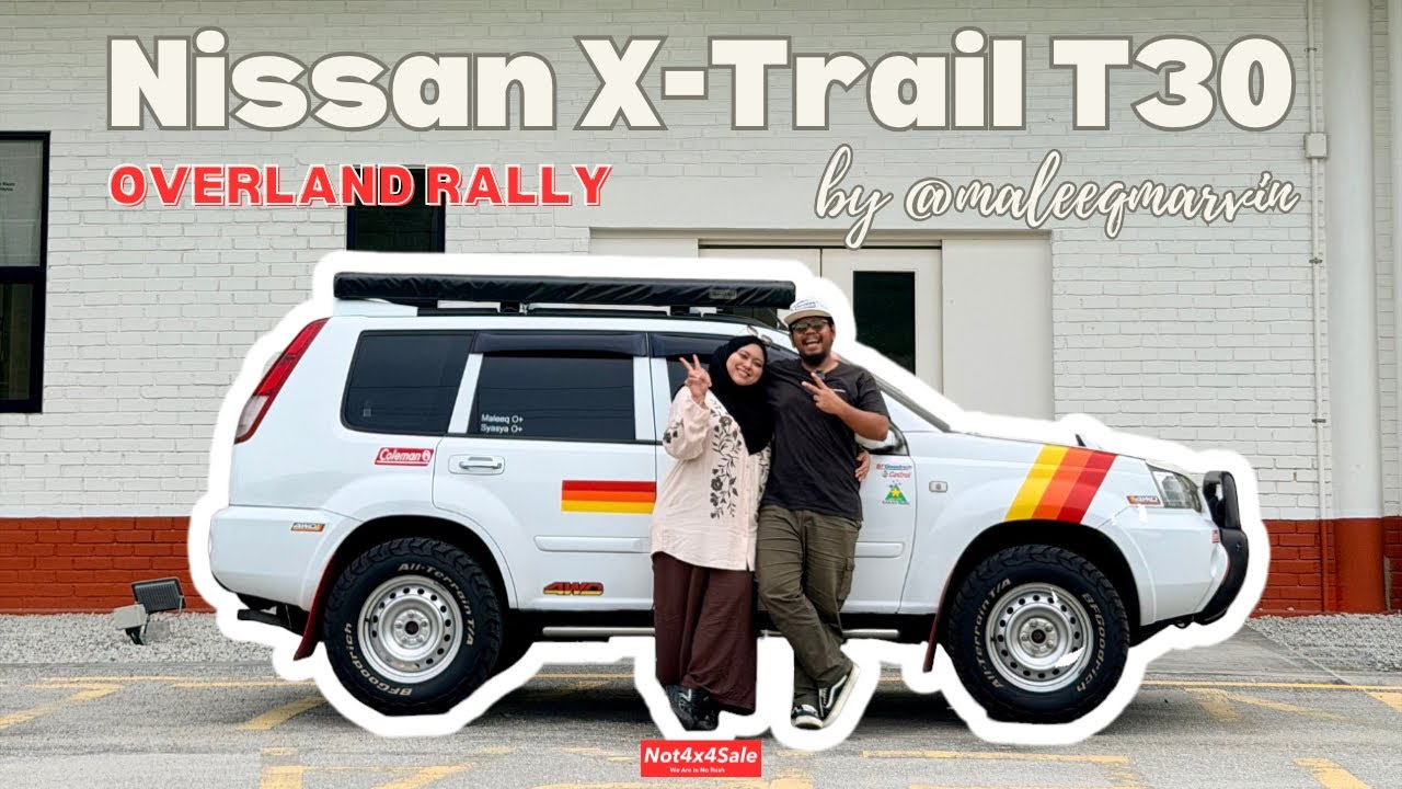 Nissan X-Trail T30 overlander rally style - YouTube