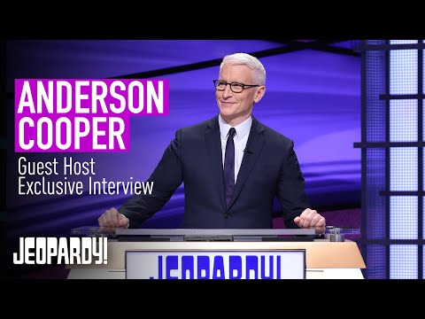 Guest Host Exclusive Interview: Anderson Cooper | JEOPARDY!