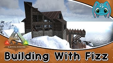 ARK:Survival Evolved Building w/ Fizz :: Log Cabin Modded