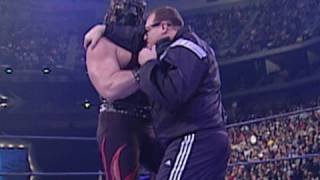 Hall of Fame: Drew Carey competes in the 2001 Royal Rumble