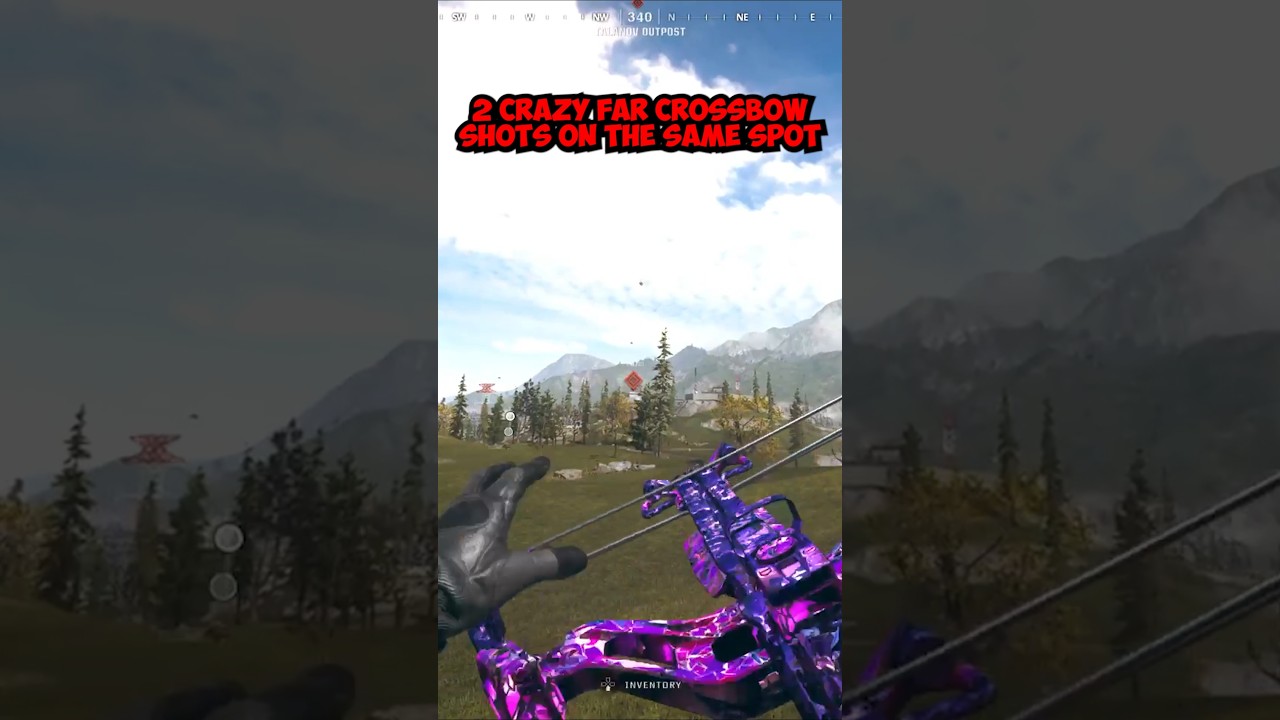 2 crazy far Crossbow shots 😱