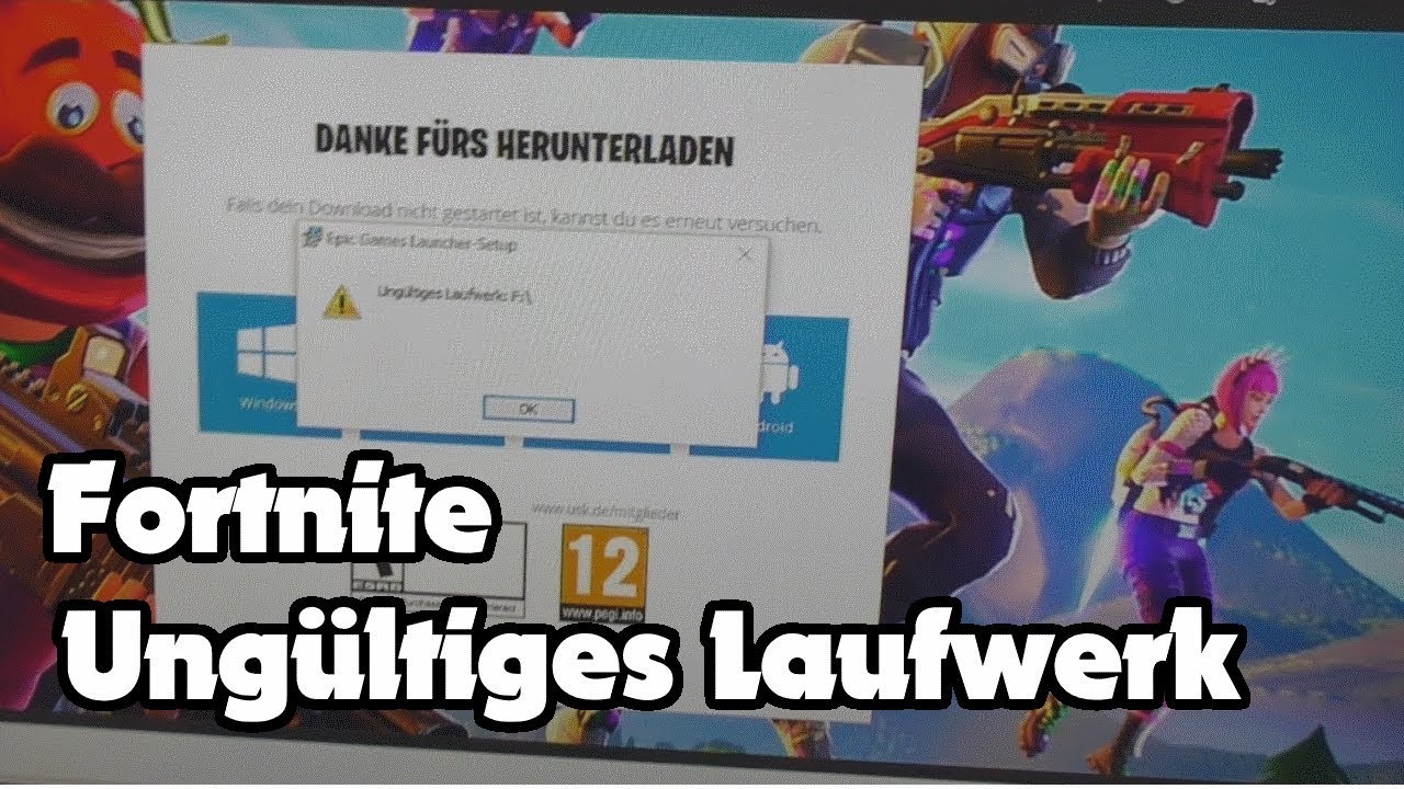 fortnite-instalation-fehlgeschlagen-fortnite-falsches-laufwerk-youtube