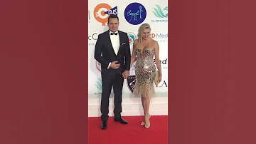 ظافر عابدين مع زوجته مهرجان القاهره السينمائي 