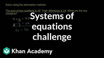 Addition elimination method 4 | Systems of equations | 8th grade | Khan Academy