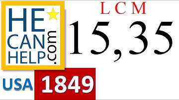 1849 {HECANHELP.COM} LCM in about 2 Minutes Least Common Multiple Developmental Math