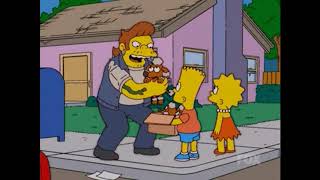 Snake Steals Puppy From The Simpson Kids