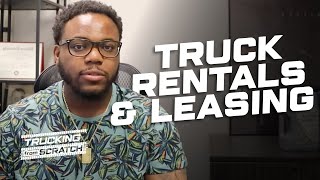 Trucking Business 101: Can I Get My Operating Authority with a Rental or Lease Truck?