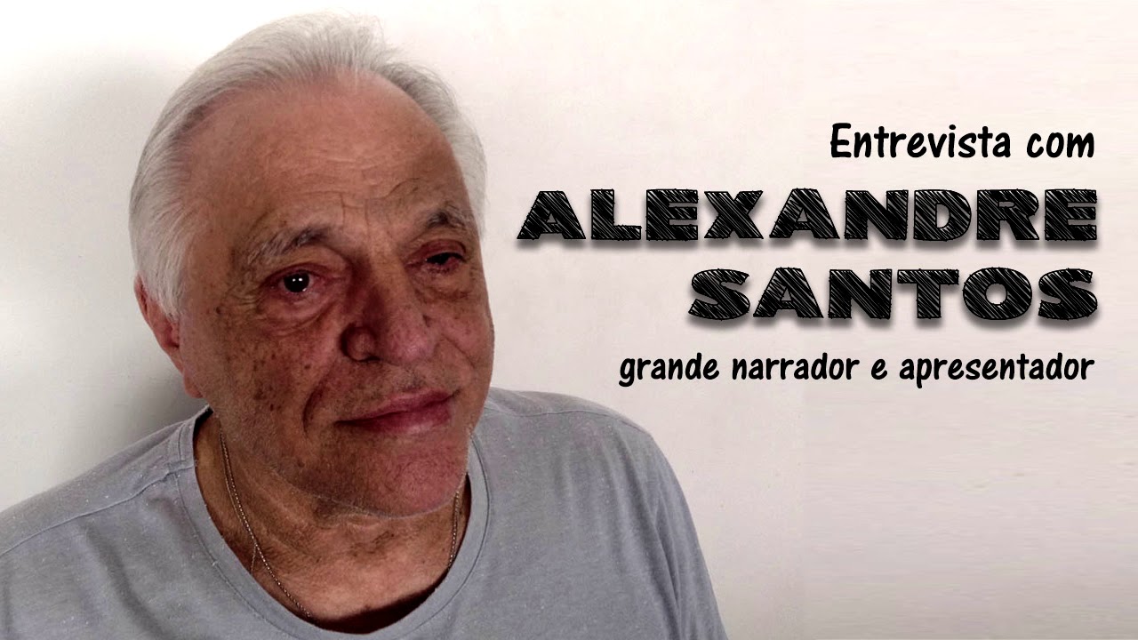 Entrevista com Alexandre Santos, grande narrador e apresentador