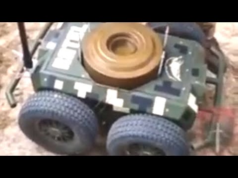 Видео: Наземно роботизирано превозно средство Guardium