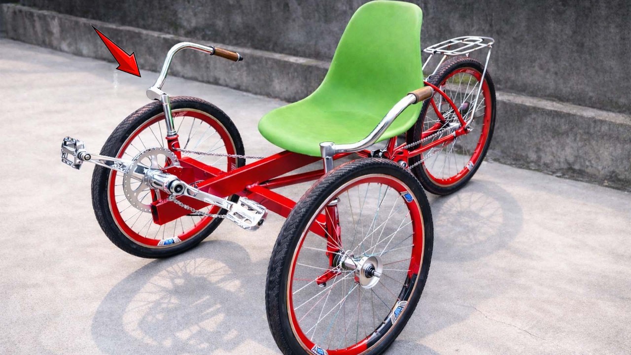 Эта блестящая идея может навсегда изменить велосипедную индустрию | Уникальный трехколесный велосипе