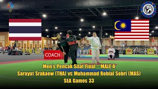 Men’s Pencak Silat Final – MALE A: Sarayut Srakaew (THA) vs Muhammad Robial Sobri (MAS) SEA Games 33