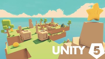 Unity 5 Speed level design - Captain Toad: Treasure Tracker inspired environment