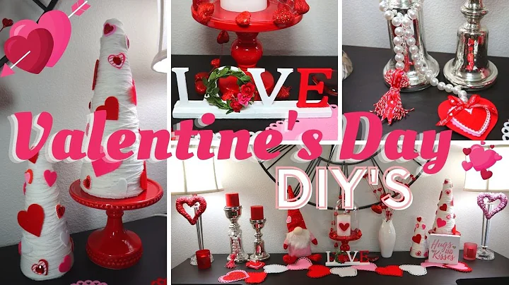 Valentine's Day 2021 💕| Simple, Inexpensive & Cute DIY Craft Decor Ideas 💘| ChezTiffanie